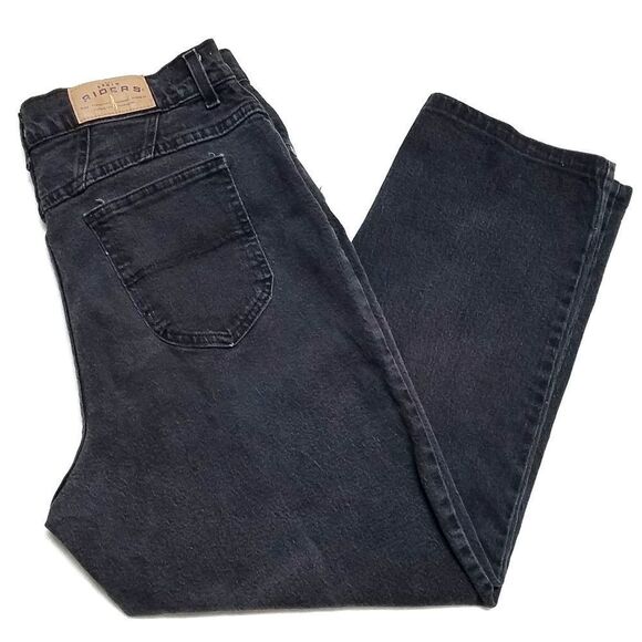 ULTRA High Rise Vintage Tapered Cropped Jeans Lee - Picture 1 of 8